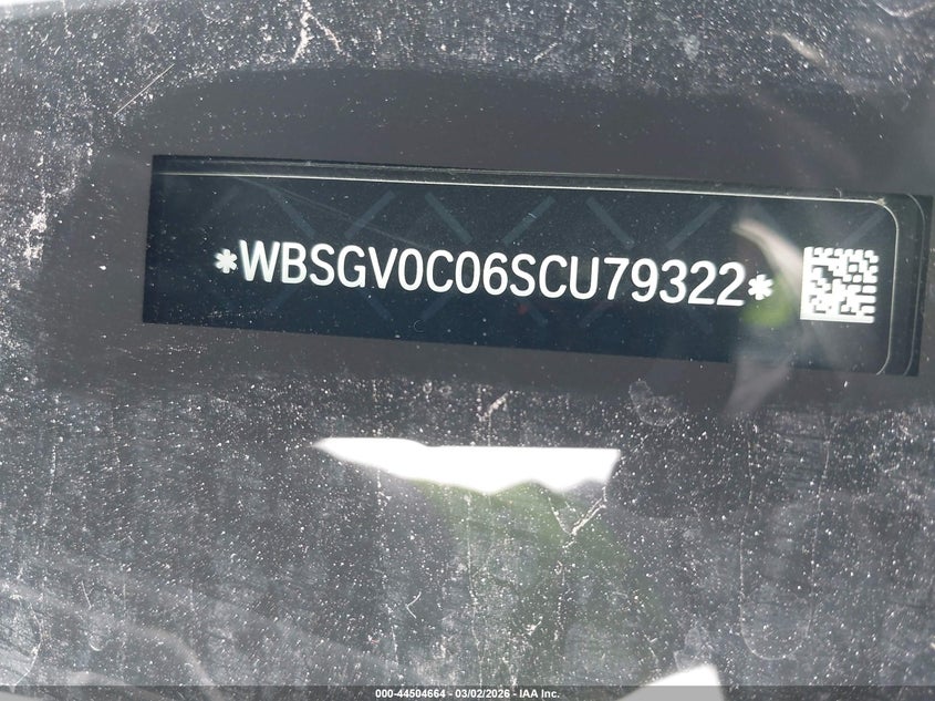 2025 BMW M8 Gran Coupe Competition VIN: WBSGV0C06SCU79322 Lot: 44504664