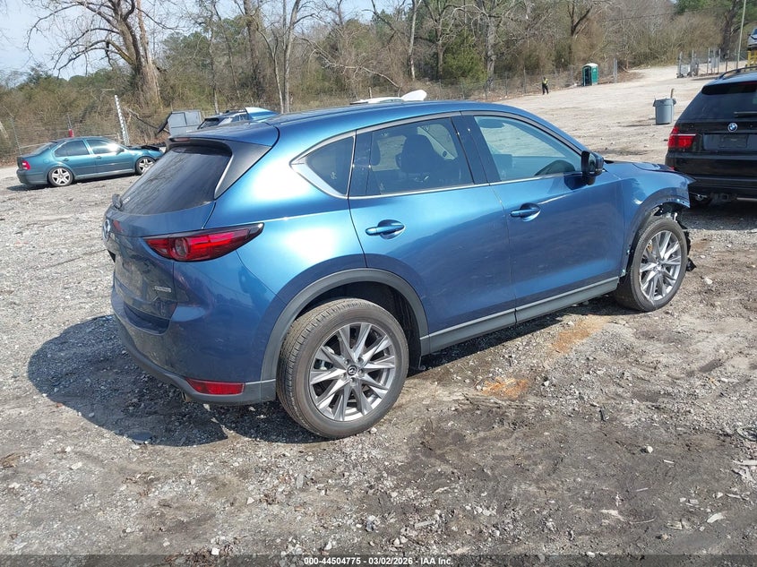 Vin: jm3kfadm3m1342480, lot: 45001531, mazda cx-5 grand touring 20214