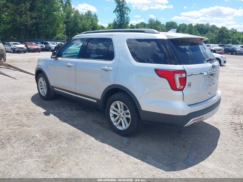 Vin: 1fm5k7d83hga73774, lot: 45001741, ford explorer xlt 20173