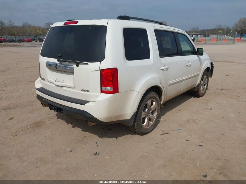 2012 HONDA PILOT auction photo 4