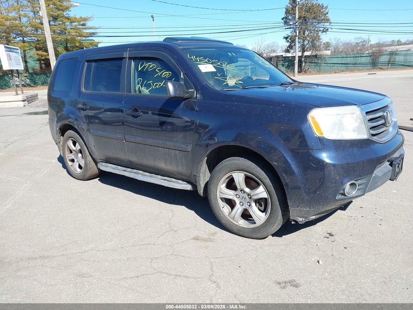 Vin: 5fnyf4h50db027974, lot: 45001788, honda pilot ex-l 20131