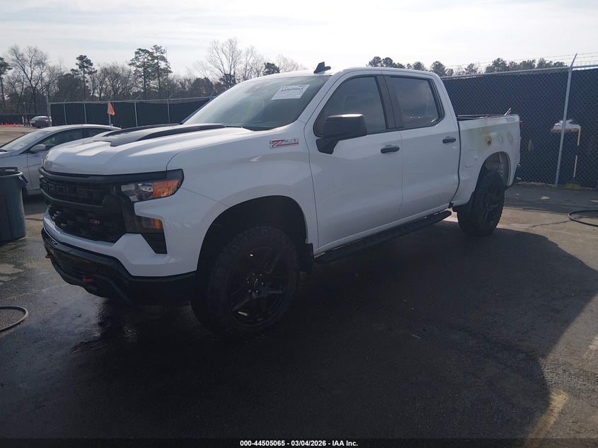 VIN 3GCPDCEK3NG691512 2022 CHEVROLET SILVERADO 1500 4WD  SHORT BED CUSTOM TRAIL BOSS