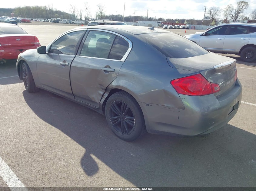 Vin: jn1dv6ar4cm860390, lot: 45002096, infiniti g25x 20123