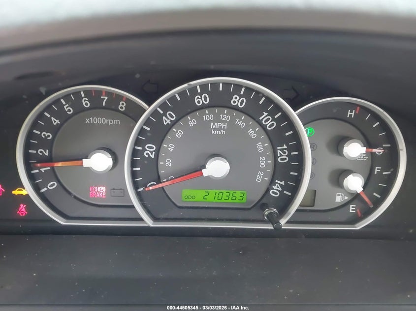 2008 Kia Sorento Lx VIN: KNDJD735085834986 Lot: 44505345