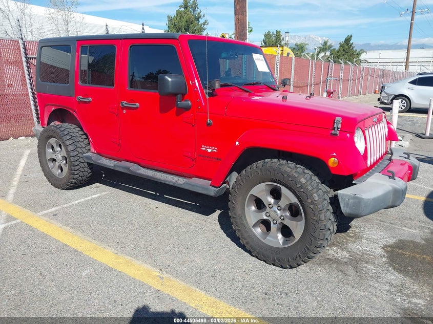 2018 Jeep Wrangler Jk Unlimited Sahara 4X4