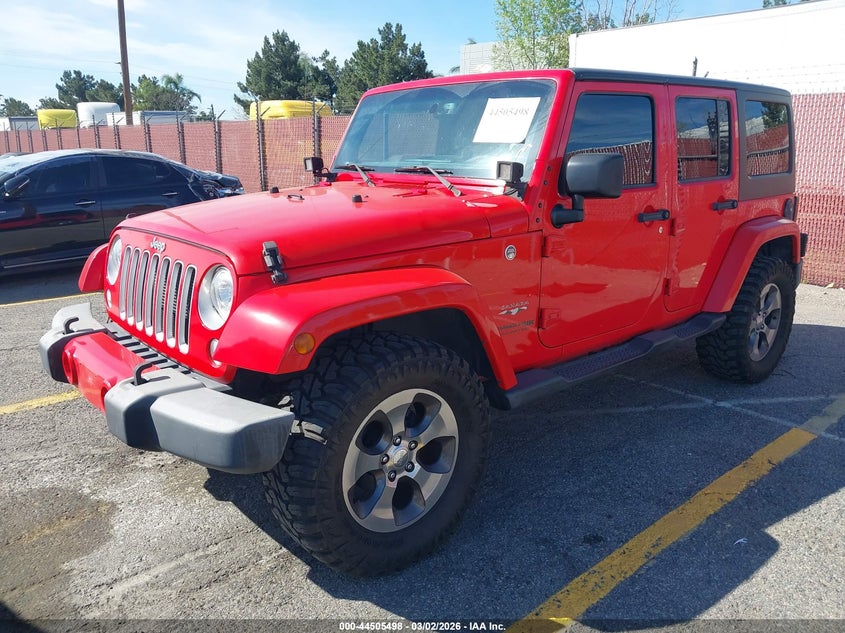 2018 Jeep Wrangler Jk Unlimited Sahara 4X4