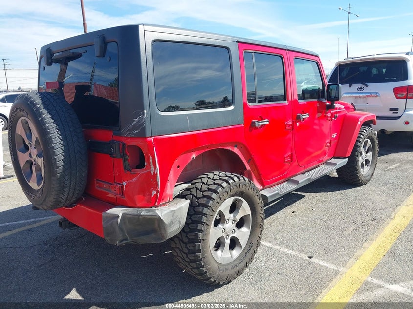 2018 Jeep Wrangler Jk Unlimited Sahara 4X4