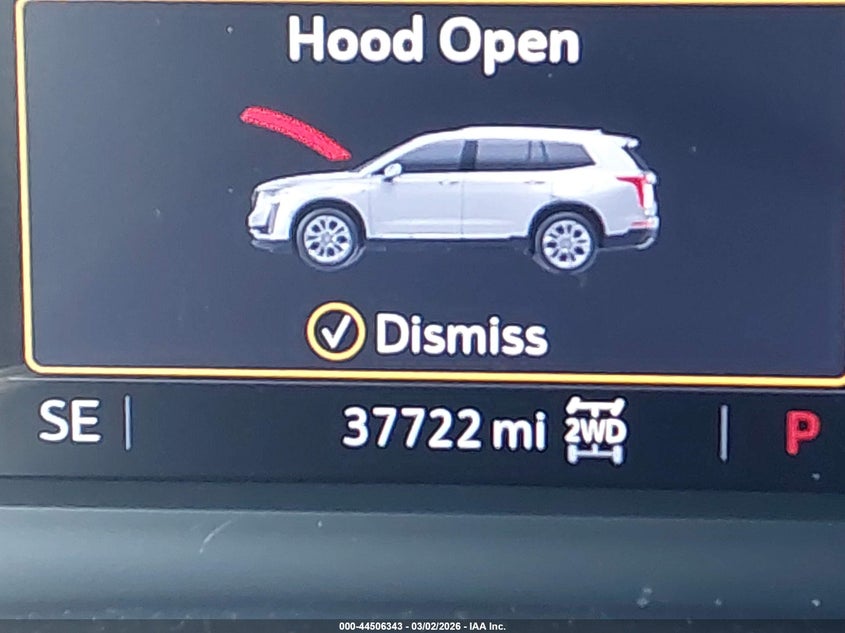 2022 Cadillac Xt6 Awd Luxury VIN: 1GYKPBR40NZ124479 Lot: 44506343