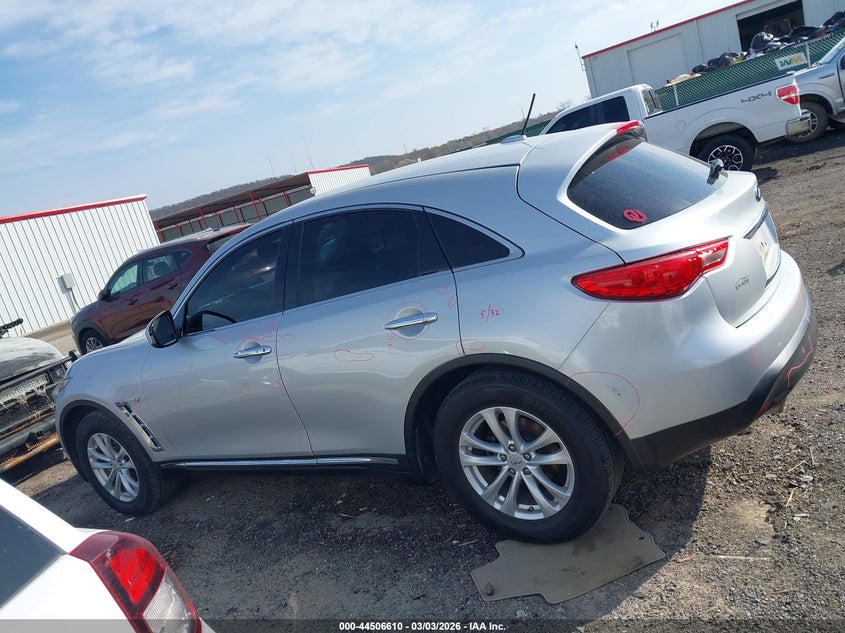 2017 Infiniti Qx70 VIN: JN8CS1MU4HM143150 Lot: 44506610