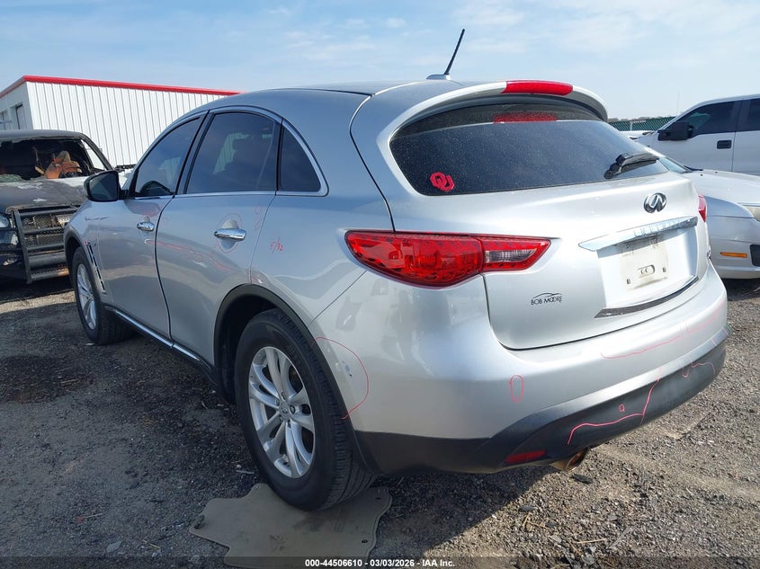 2017 Infiniti Qx70 VIN: JN8CS1MU4HM143150 Lot: 44506610