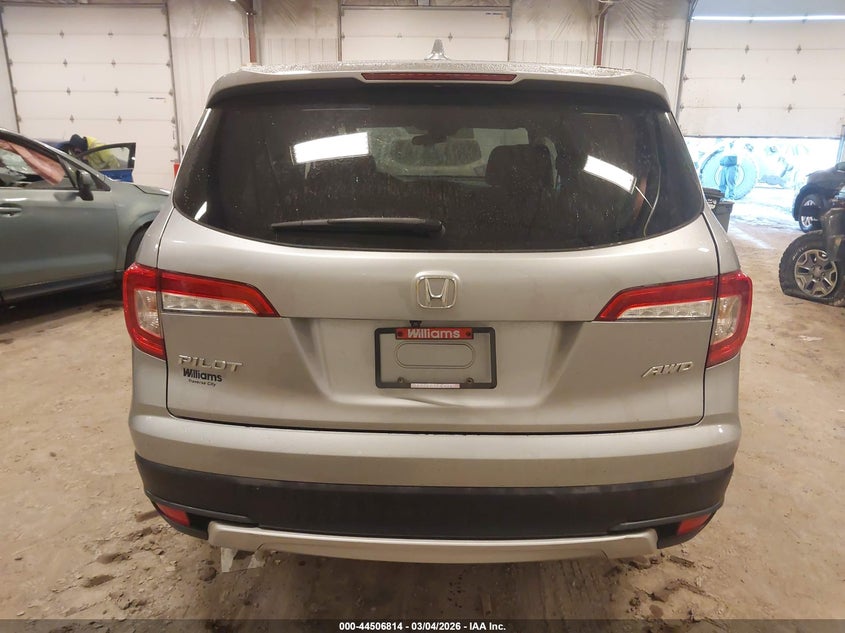 2021 Honda Pilot Awd Ex VIN: 5FNYF6H36MB032493 Lot: 44506814