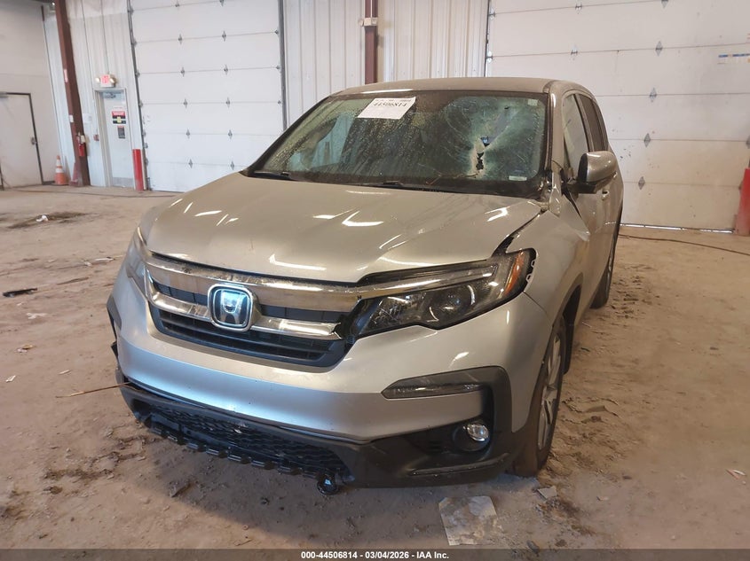 2021 Honda Pilot Awd Ex VIN: 5FNYF6H36MB032493 Lot: 44506814