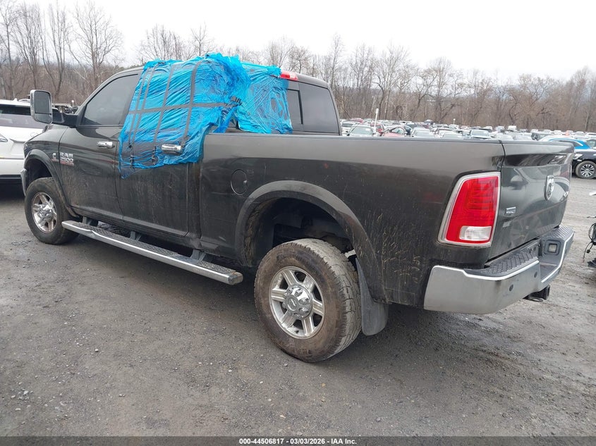 Vin: 3c6ur5fl4dg571540, lot: 45003573, ram 2500 laramie 20133