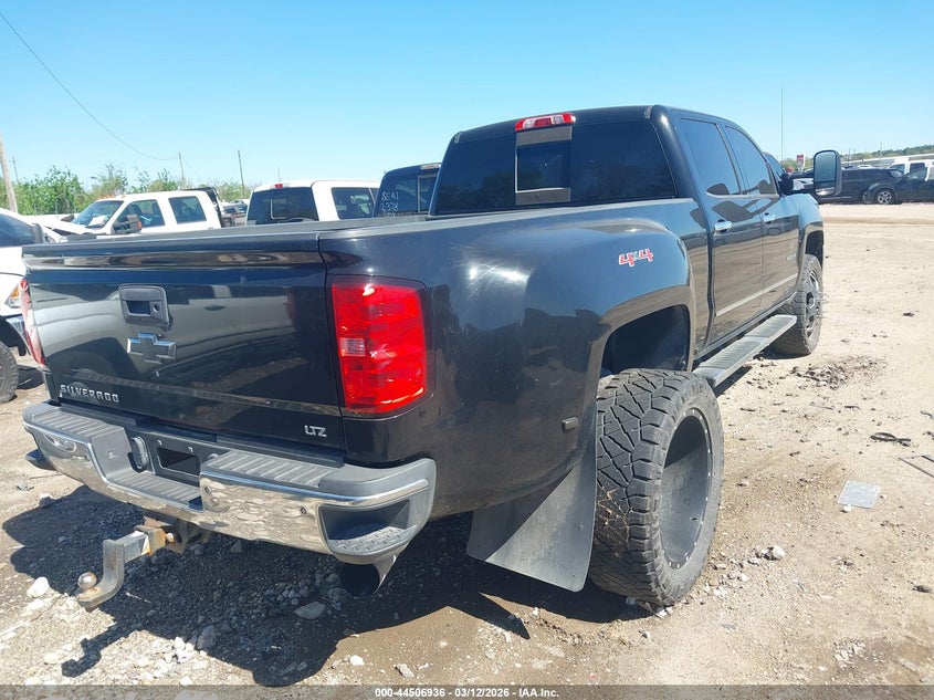 2015 Chevrolet Silverado 3500Hd Ltz black Lot 111044506936 Vin 1GC4K0E87FF166063