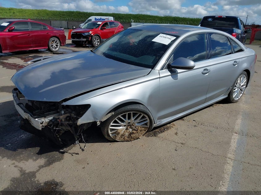 Vin: wauffafc1gn103003, lot: 45003702, audi a6 2.0t premium 20162