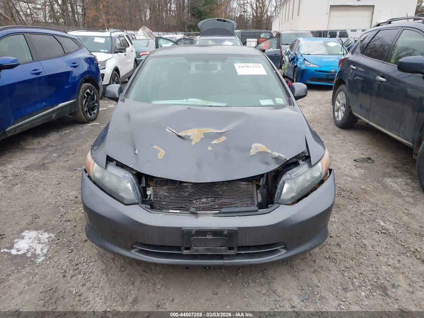 2012 Honda Civic Lx VIN: 2HGFB2F5XCH579132 Lot: 44507259