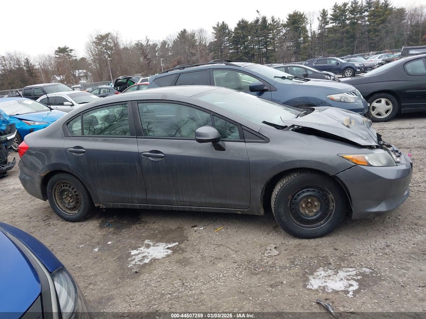 2012 Honda Civic Lx VIN: 2HGFB2F5XCH579132 Lot: 44507259