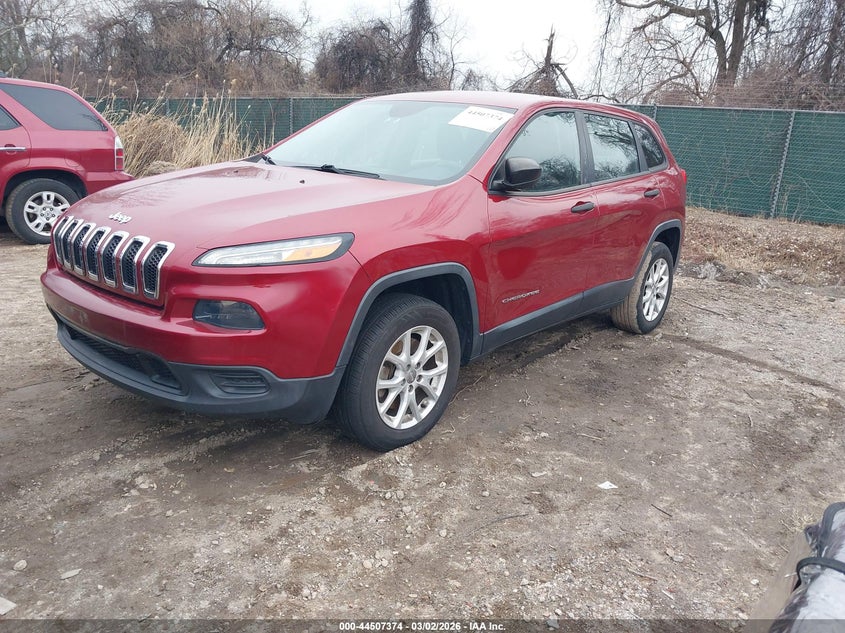 2015 Jeep Cherokee Sport 1C4PJLAB5FW596645 photo 1