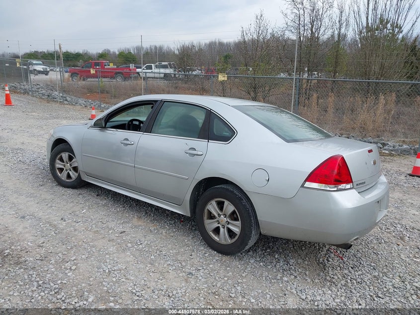 Vin: 2g1wa5e39f1112292, lot: 45004334, chevrolet impala limited ls 20153