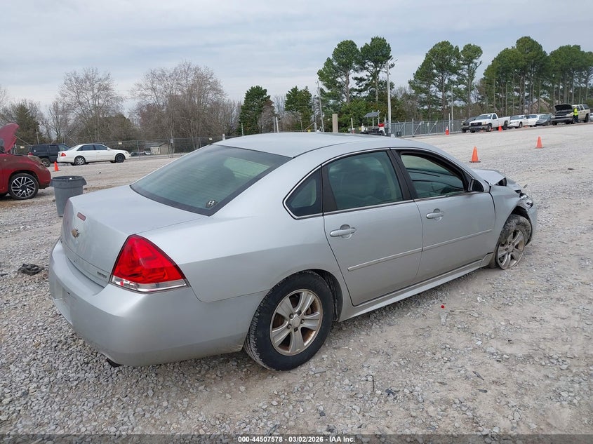 Vin: 2g1wa5e39f1112292, lot: 45004334, chevrolet impala limited ls 20154