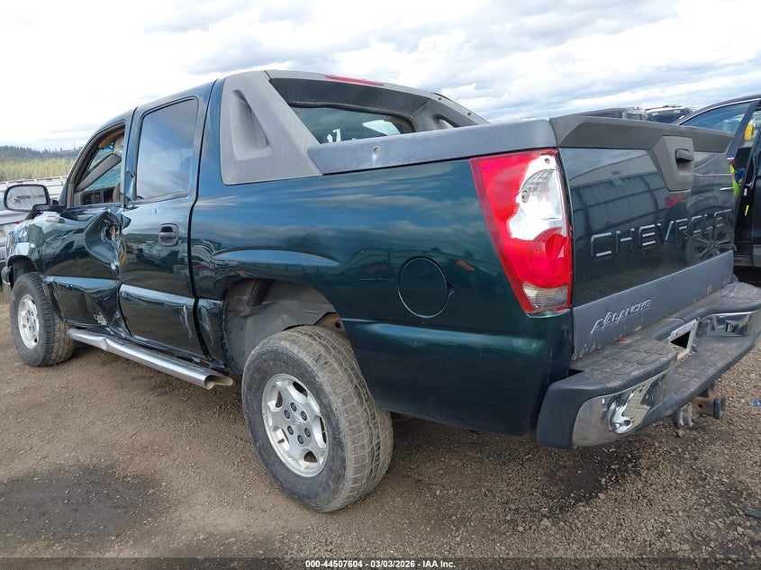 2004 Chevrolet Avalanche VIN 3GNEK12T14G232595 nuotrauka 3