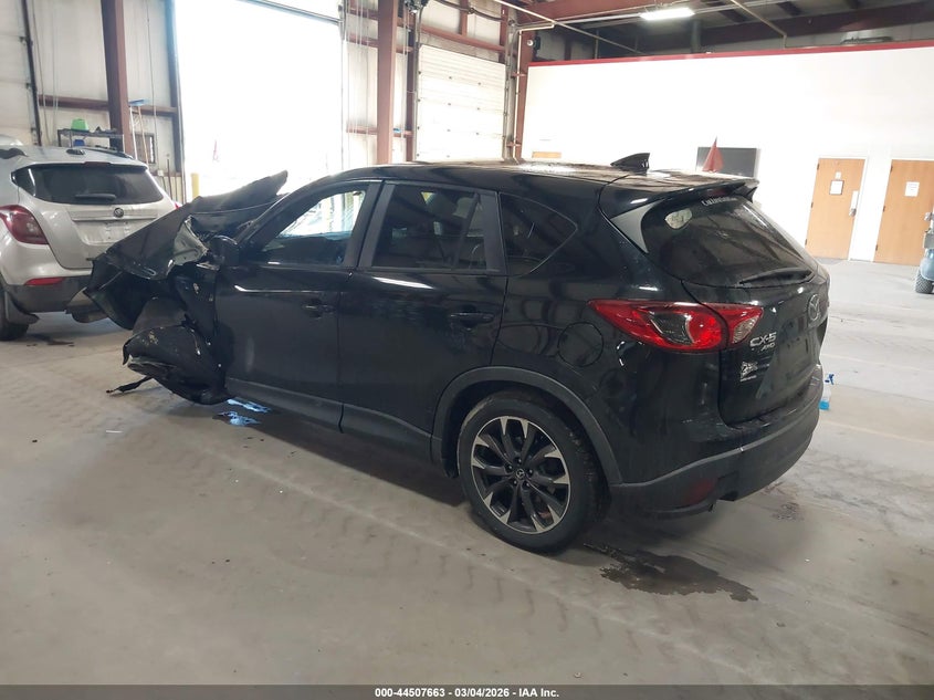 Vin: jm3ke4dy2g0705286, lot: 45004419, mazda cx-5 grand touring 20163