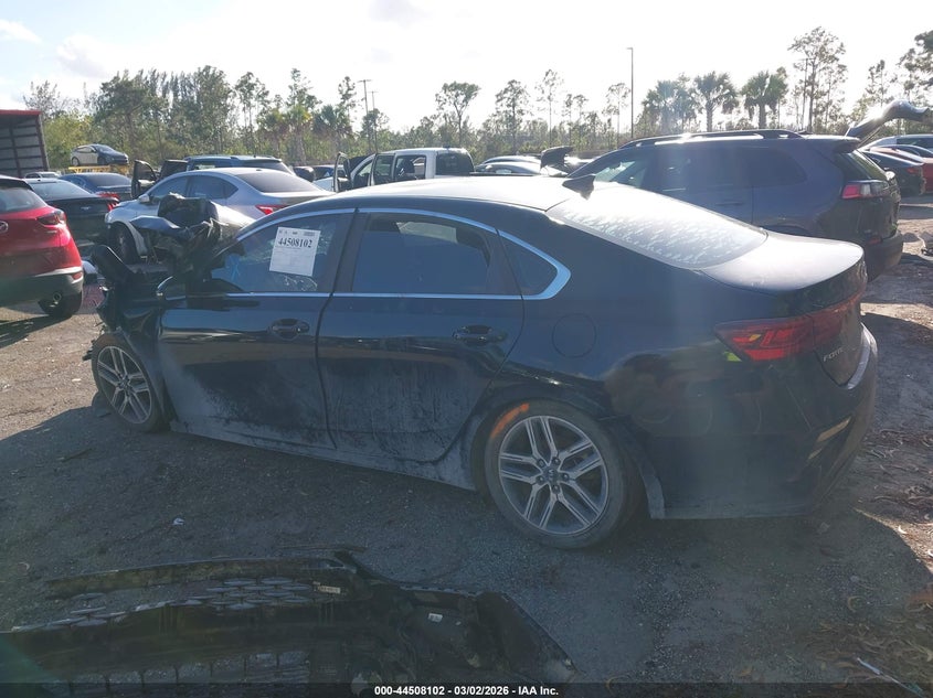 Vin: 3kpf54ad1ke028288, lot: 45004858, kia forte ex 20193