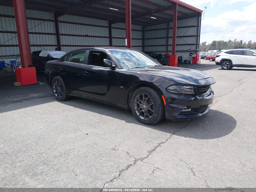2018 Dodge Charger 3.6 Gt Awd black Lot 111044508418 Vin 2C3CDXJG3JH218280