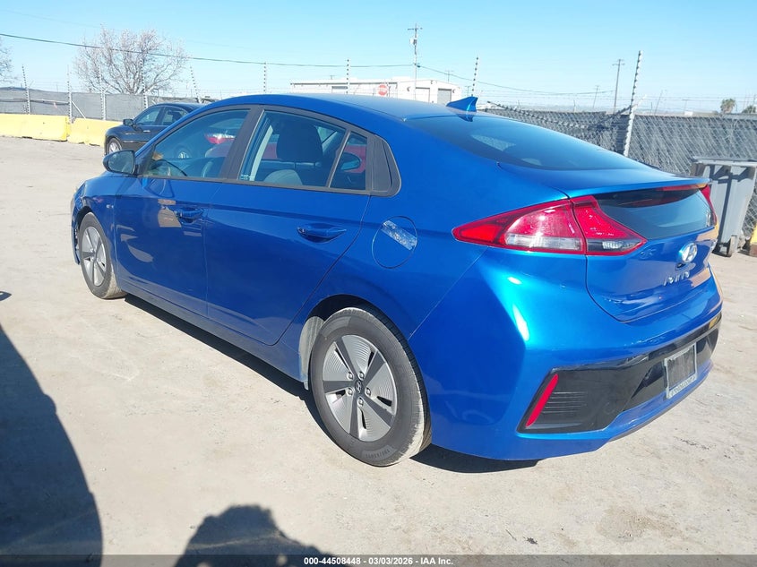 2018 Hyundai Ioniq Hybrid Blue