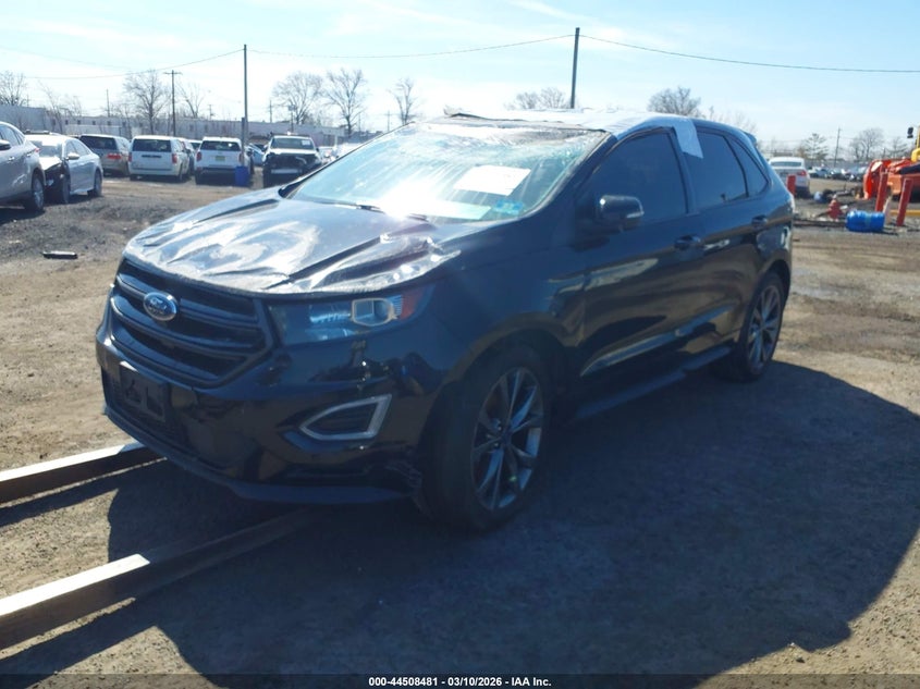 Vin: 2fmpk4ap4jbc42071, lot: 45005237, ford edge sport 20182