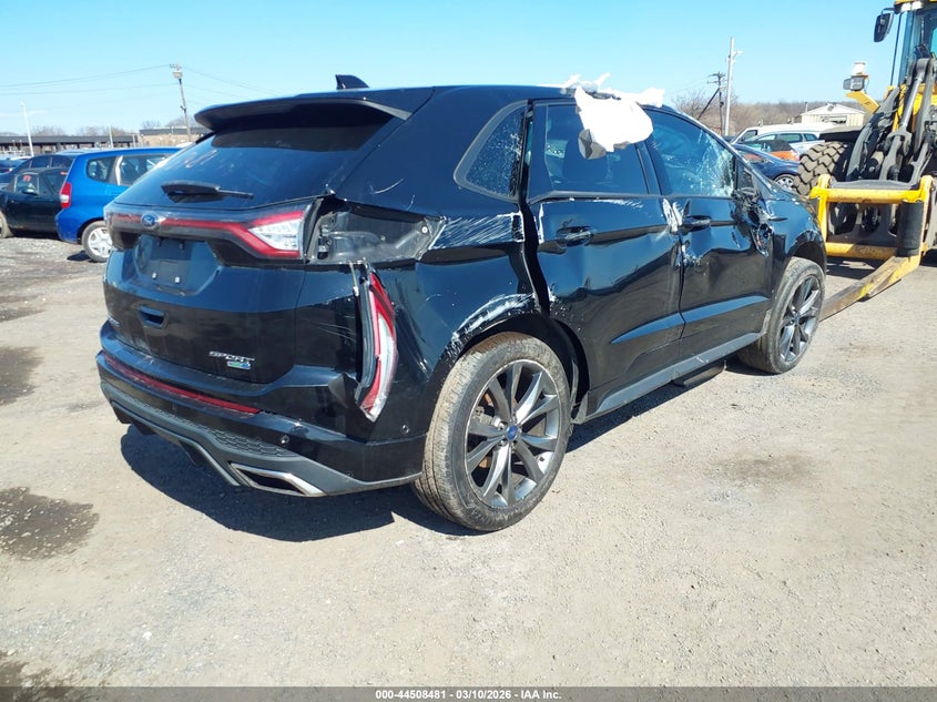 Vin: 2fmpk4ap4jbc42071, lot: 45005237, ford edge sport 20184
