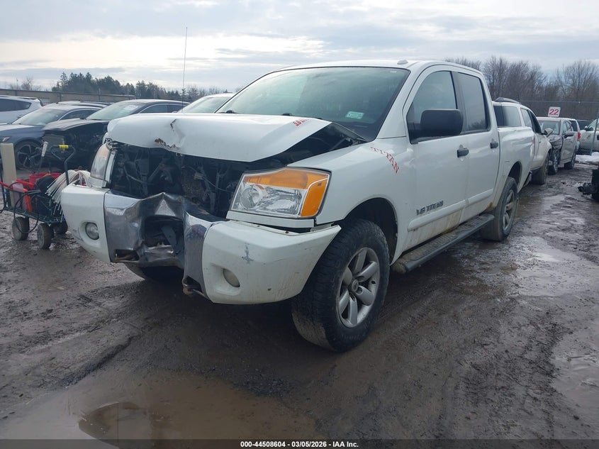 Vin: 1n6aa0ec4dn301817, lot: 45005361, nissan titan sv 20132