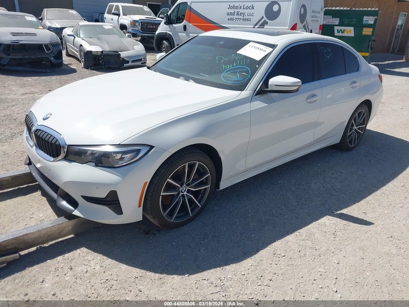 Vin: 3mw5r1j02l8b15187, lot: 45005562, bmw 330i 20202