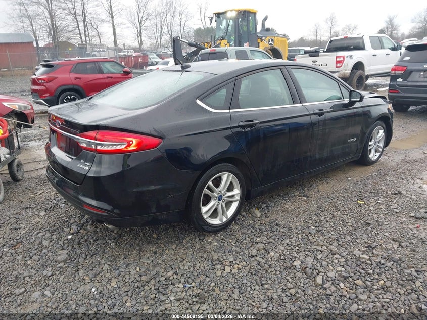 2018 Ford Fusion Hybrid Se