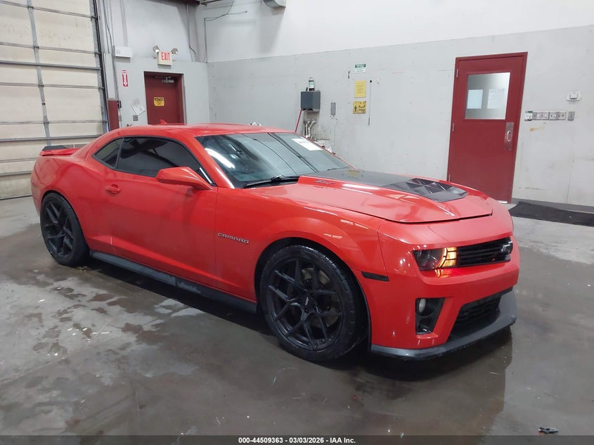 2012 Chevrolet Camaro 6.2 Zl1 orange Lot 111044509363 Vin 2G1FS1EP4C9800867
