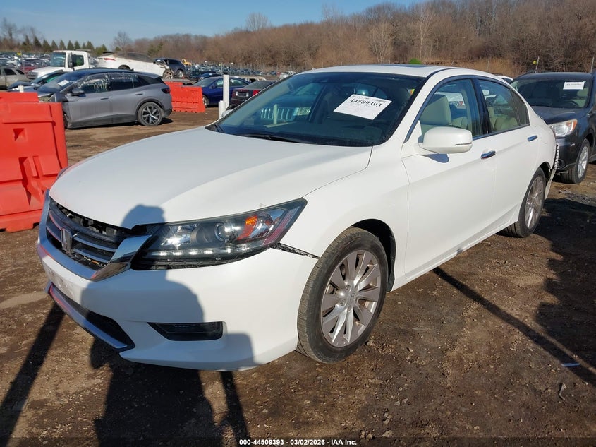 2014 Honda Accord Ex-L V-6 1HGCR3F84EA041994 photo 1