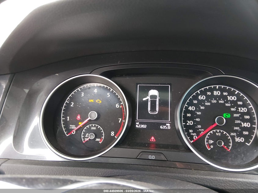 2018 Volkswagen Golf Sportwagen Tsi S/Tsi Se VIN: 3VWD17AU9JM762053 Lot: 44509506