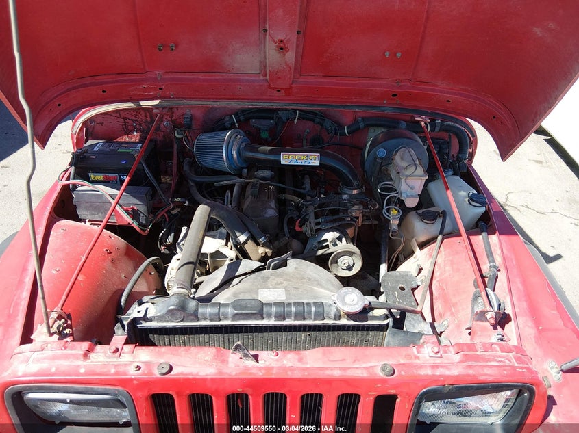 1992 Jeep Wrangler / Yj S VIN: 2J4FY19P5NJ508222 Lot: 44509550