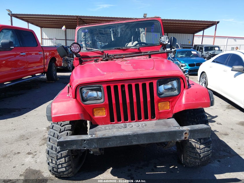 1992 Jeep Wrangler / Yj S VIN: 2J4FY19P5NJ508222 Lot: 44509550