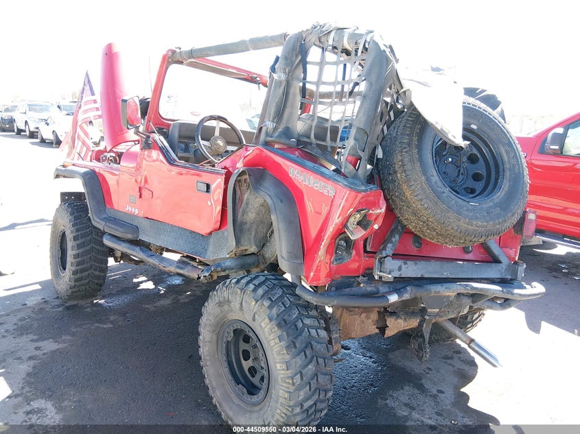 1992 Jeep Wrangler / Yj S VIN: 2J4FY19P5NJ508222 Lot: 44509550