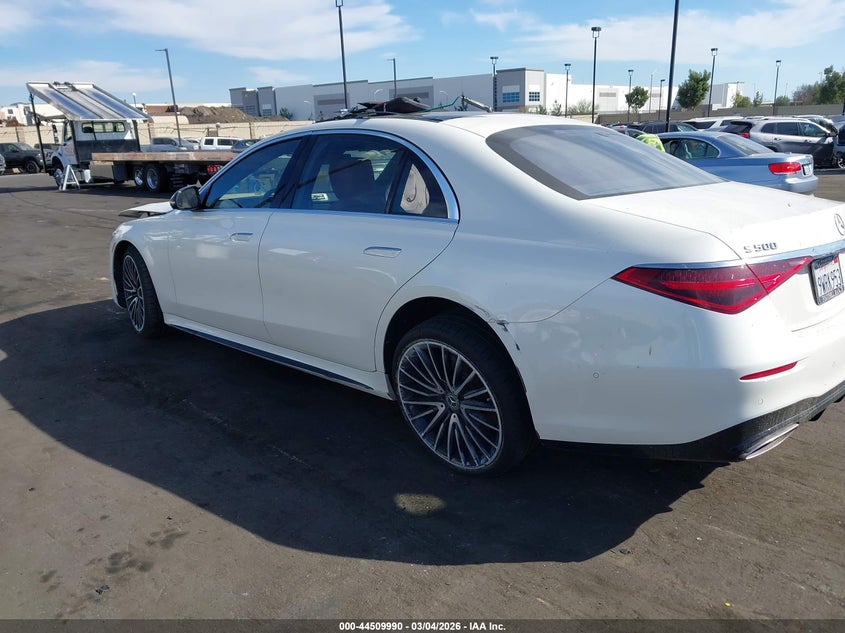 2022 Mercedes-Benz S 500 4Matic VIN: W1K6G6DBXNA076479 Lot: 44509990