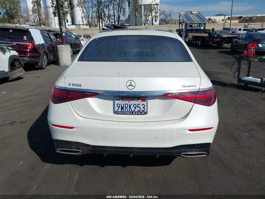 2022 Mercedes-Benz S 500 4Matic VIN: W1K6G6DBXNA076479 Lot: 44509990