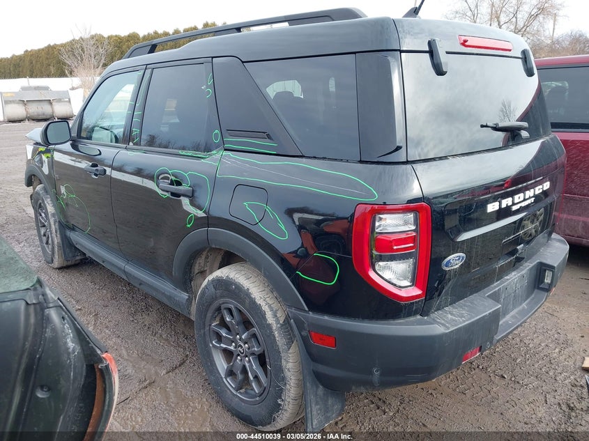 VIN 3FMCR9B69MRB36265 2021 FORD BRONCO SPORT BIG BEND