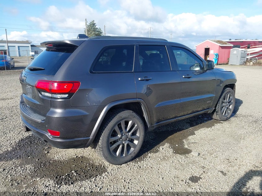 2017 Jeep Grand Cherokee Limited 75Th Anniversary Edition 4X4