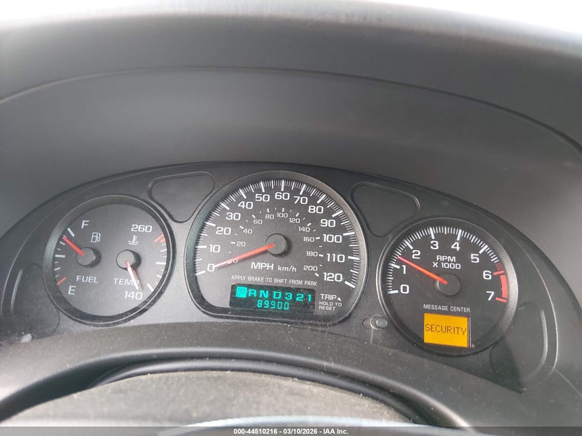 2001 Chevrolet Monte Carlo Ls VIN: 2G1WW12E619359442 Lot: 44510216