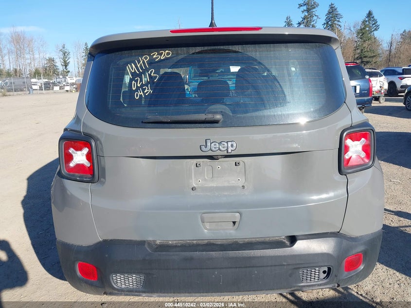 2020 Jeep Renegade Sport Fwd VIN: ZACNJAAB1LPL50158 Lot: 44510242