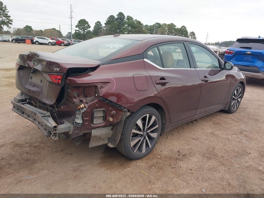 2022 Nissan Sentra Sv Xtronic Cvt