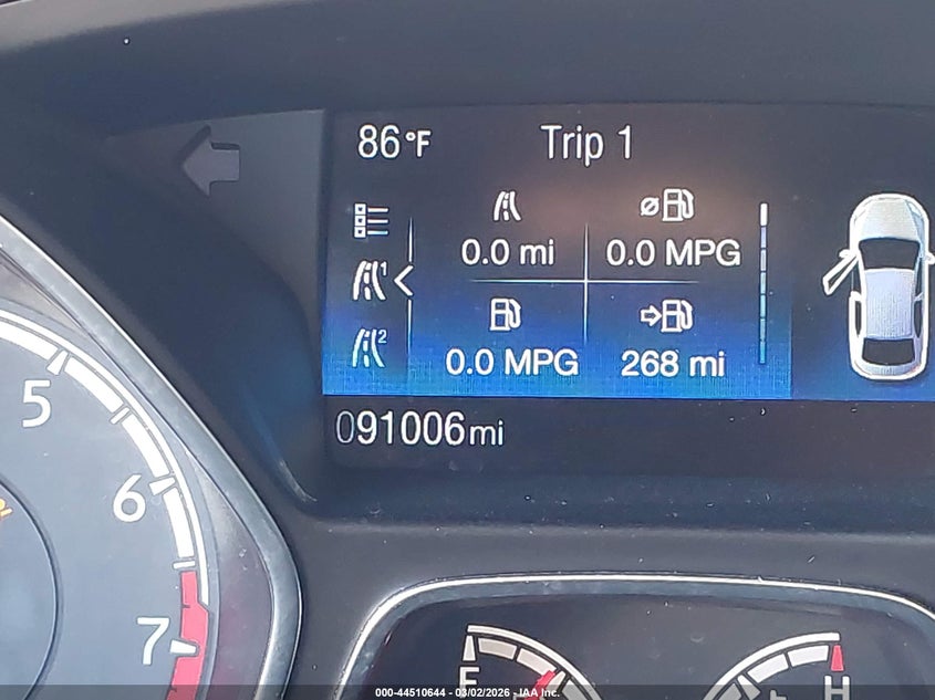 2017 Ford Focus St VIN: 1FADP3L90HL296288 Lot: 44510644