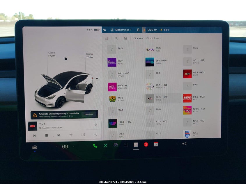 2021 Tesla Model Y Long Range Dual Motor All-Wheel Drive VIN: 5YJYGDEE4MF231520 Lot: 44510774