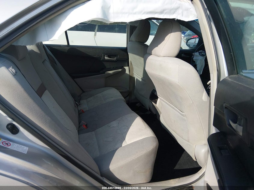 TOYOTA CAMRY 2012 VIN 4T1BF1FK6CU042851